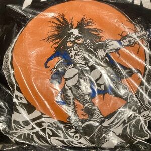 Thrasher Black and Orange Graphic Tee